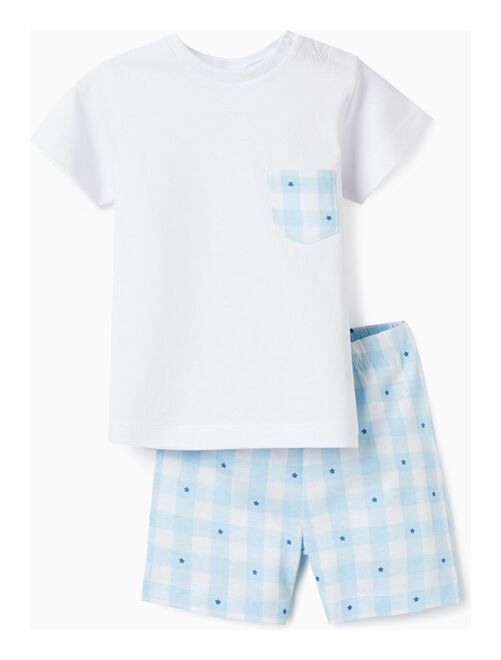 Pyjama en coton pour bébé garçon 'Étoiles' manches courtes ESSENTIALS LINE - Kiabi