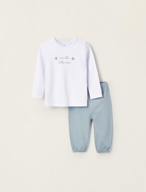 Pyjama en coton pour bébé garçon 'Little Star' manches longues UNDER THE STARS - Kiabi