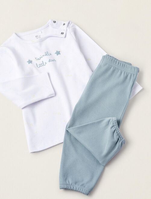 Pyjama en coton pour bébé garçon 'Little Star' manches longues UNDER THE STARS - Kiabi