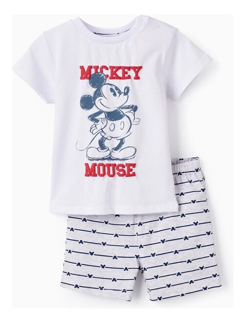 Pyjama En Coton Pour Bébé Garçon 'Mickey' manches courtes - Kiabi