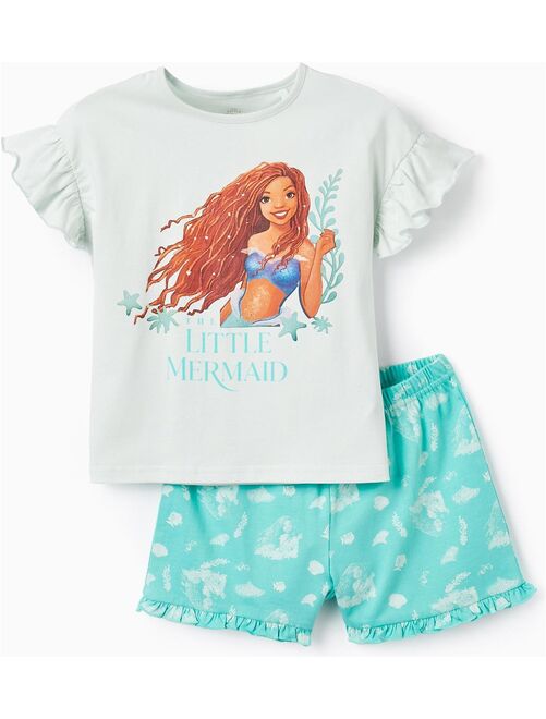 Pyjama en coton pour fille 'La Petite Sirène - Ariel' manches courtes DISNEY PRINCESSES - Kiabi