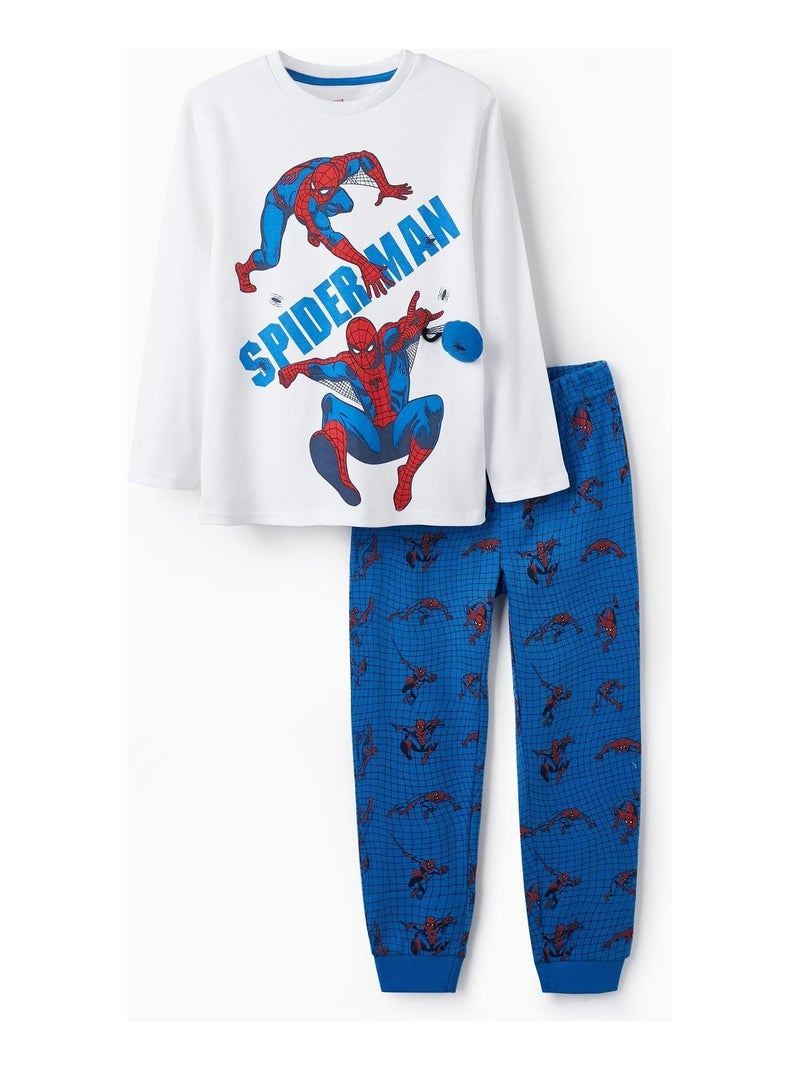 Pyjama en coton pour garçon 'Spider-Man' manches longues  MARVEL SPIDERMAN Blanc - Kiabi