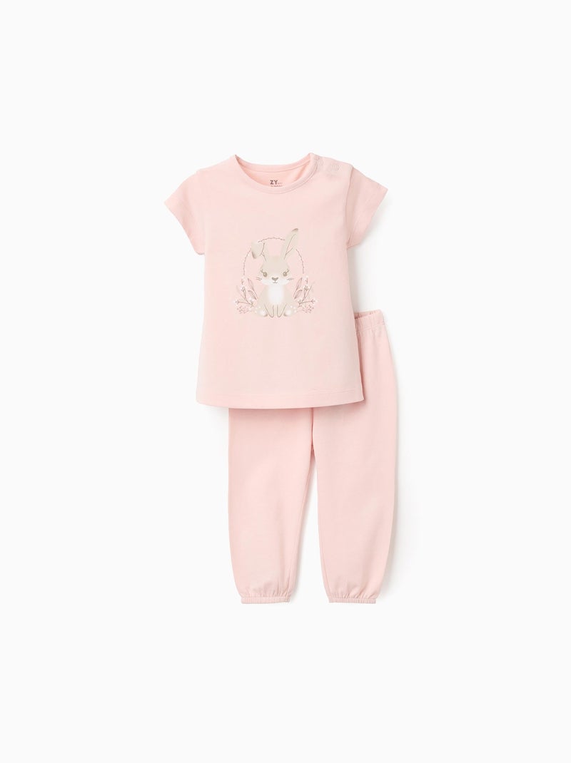 Pyjama en Coton Rose clair - Kiabi