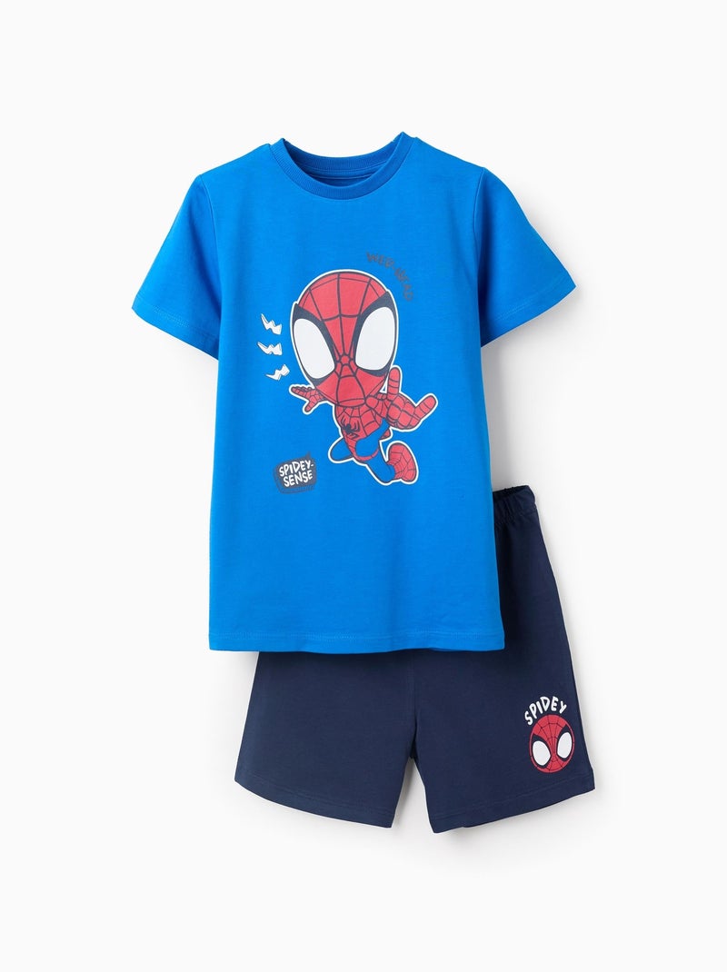 Pyjama en Coton Spidey Bleu - Kiabi