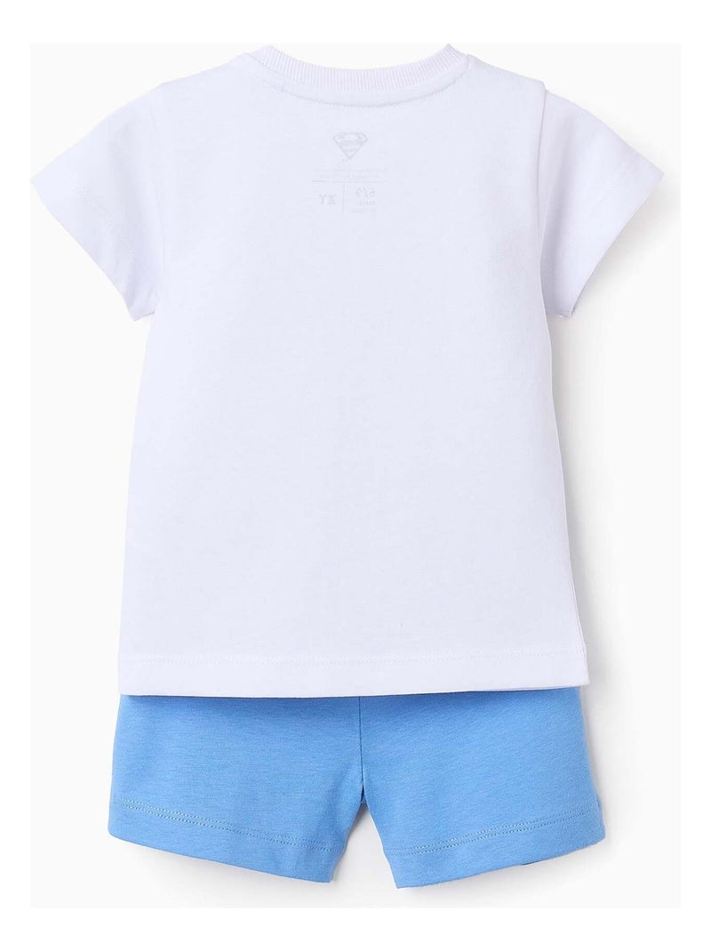 Pyjama en Coton Superman Blanc - Kiabi