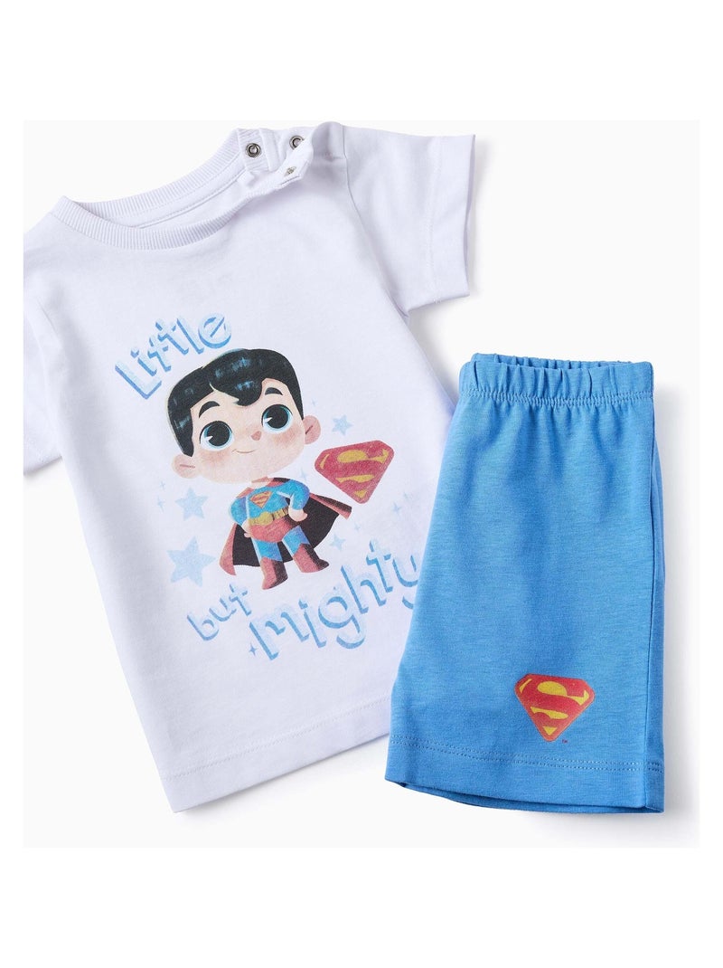 Pyjama en Coton Superman Blanc - Kiabi