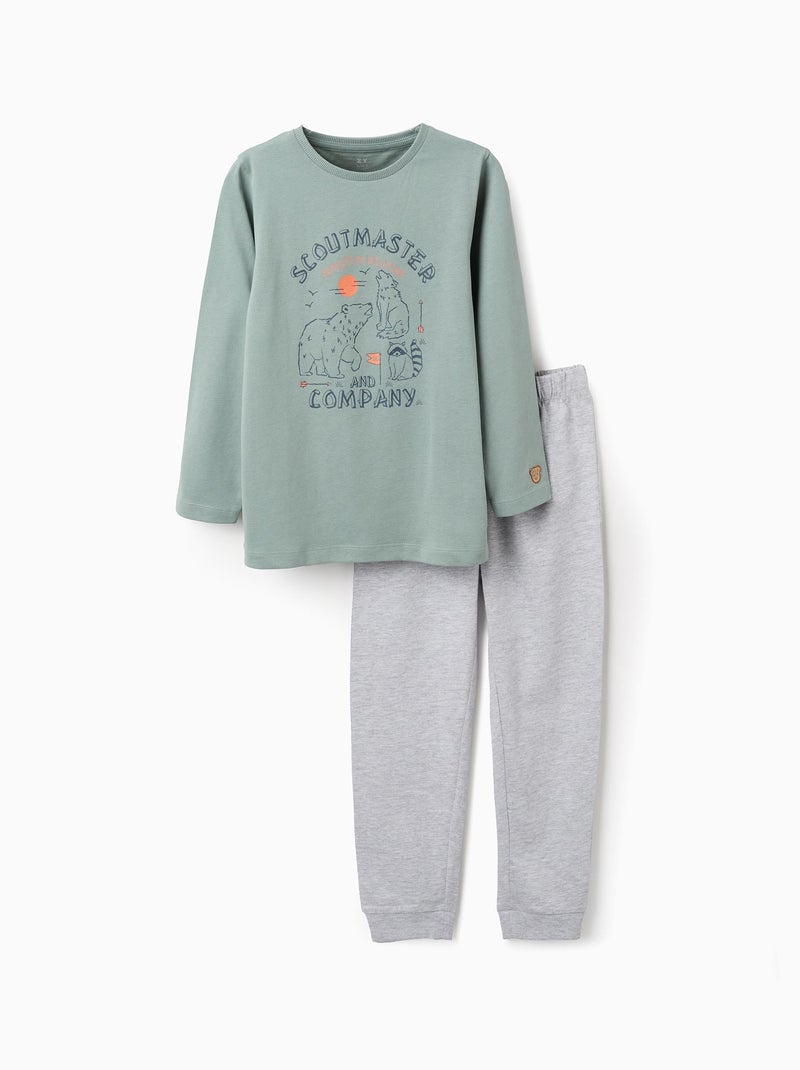 Pyjama en Coton Vert - Kiabi