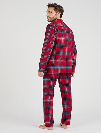 Pyjama en flanelle grattée pur coton - Damart