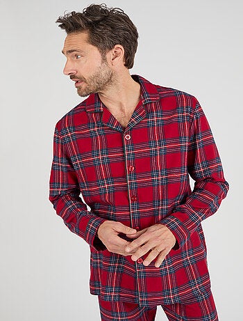 Pyjama en flanelle grattée pur coton - Damart