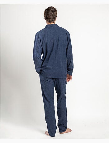 Pyjama en jean à manches longues ouvertes pour homme ADMAS CLASSIC