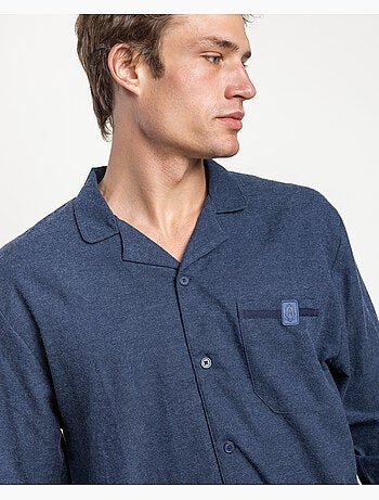 Pyjama en jean à manches longues ouvertes pour homme ADMAS CLASSIC