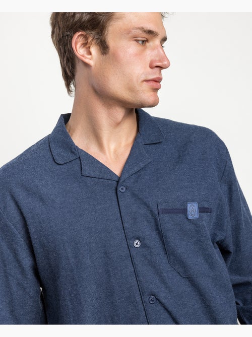 Pyjama en jean à manches longues ouvertes pour homme ADMAS CLASSIC - Kiabi Pyjama en jean à manches longues ouvertes pour homme ADMAS CLASSIC - Kiabi