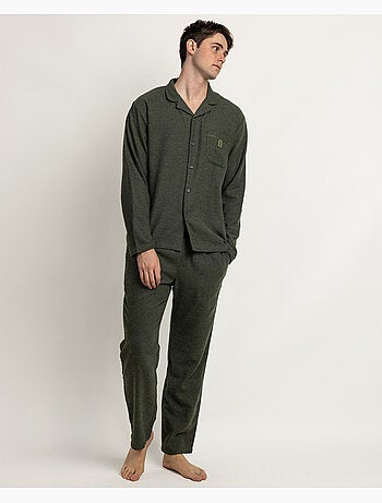 Pyjama en jean à manches longues ouvertes pour homme ADMAS CLASSIC
