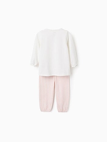 Pyjama en Jersey de Coton à Rayures
