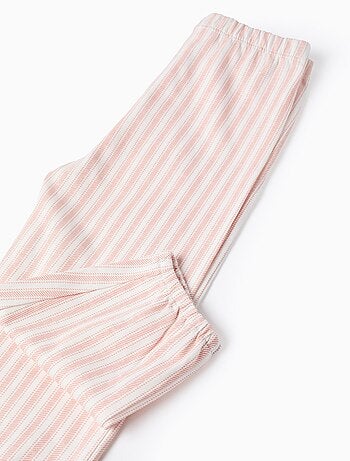 Pyjama en Jersey de Coton à Rayures