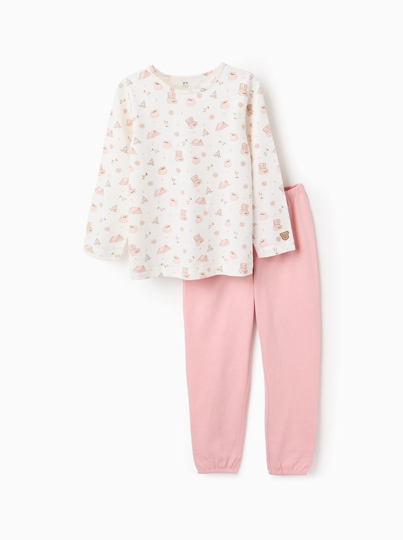 Pyjama en Jersey de Coton Blanc - Kiabi