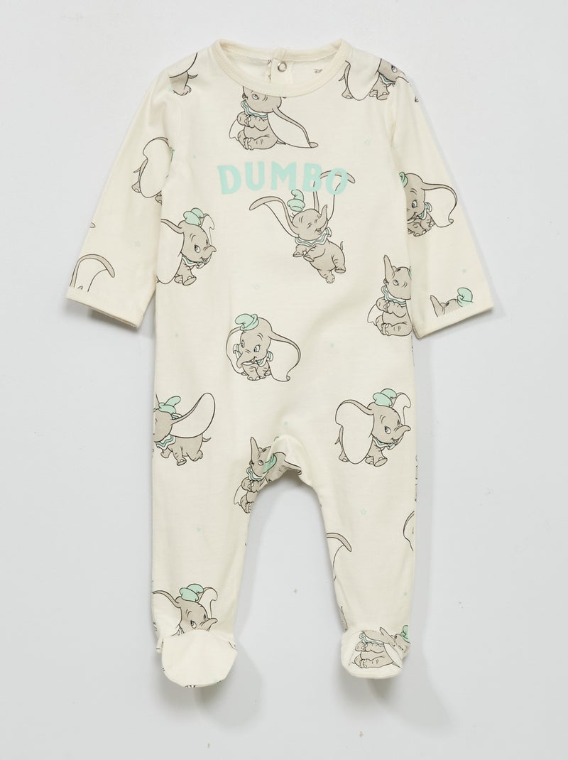 Pyjama en jersey 'Disney' Blanc - Kiabi