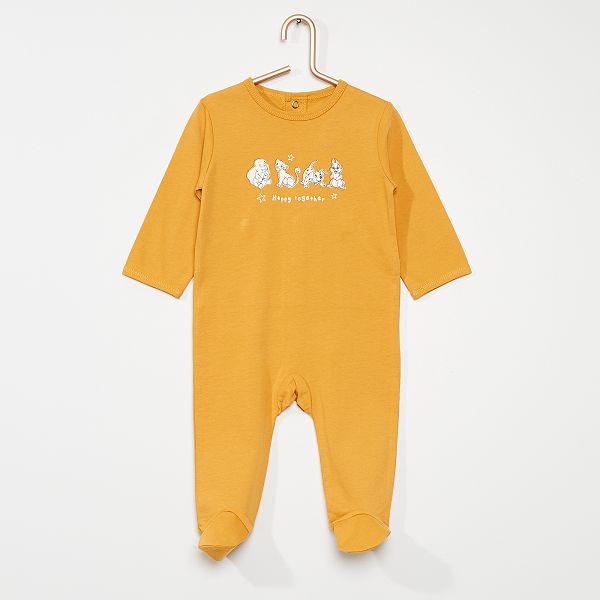 Pyjama En Jersey Disney Bebe Fille Jaune Kiabi 9 00