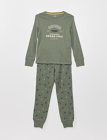 Pyjama en jersey fantaisie - 2 pièces - Kiabi