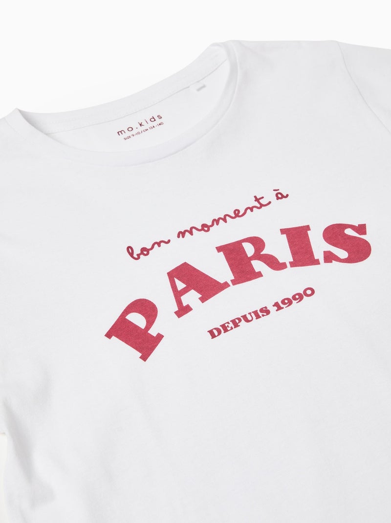 Pyjama en jersey mo fashion Blanc - Kiabi
