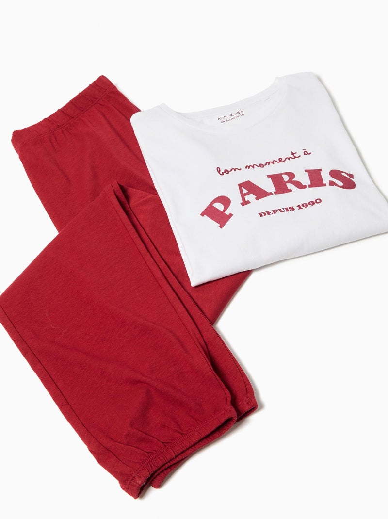 Pyjama en jersey mo fashion Blanc - Kiabi