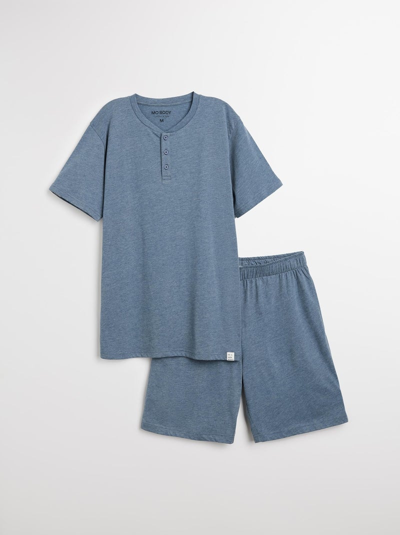 Pyjama en jersey MO Fashion Bleu - Kiabi