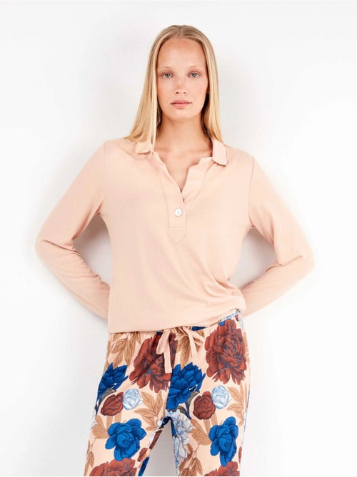 Pyjama en maille à motif floral - Kiabi Pyjama en maille à motif floral - Kiabi