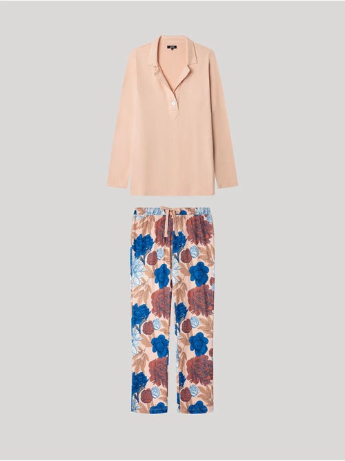 Pyjama en maille à motif floral - Kiabi Pyjama en maille à motif floral - Kiabi