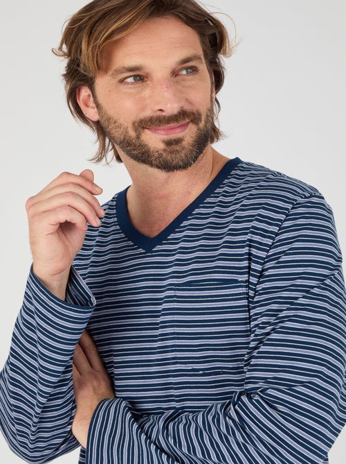 Pyjama en maille jersey - Damart - Kiabi