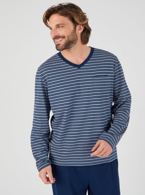 Pyjama en maille jersey - Damart - Kiabi