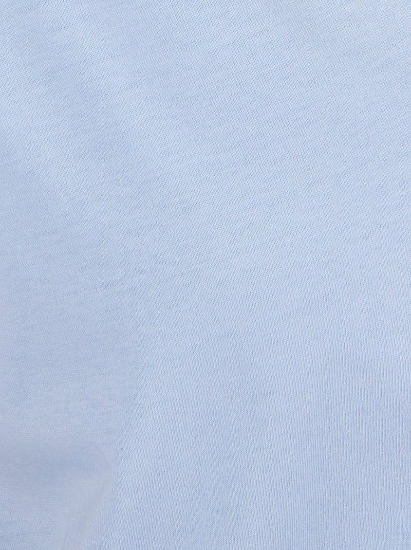 Pyjama en maille jersey pur coton - Damart Bleu - Kiabi