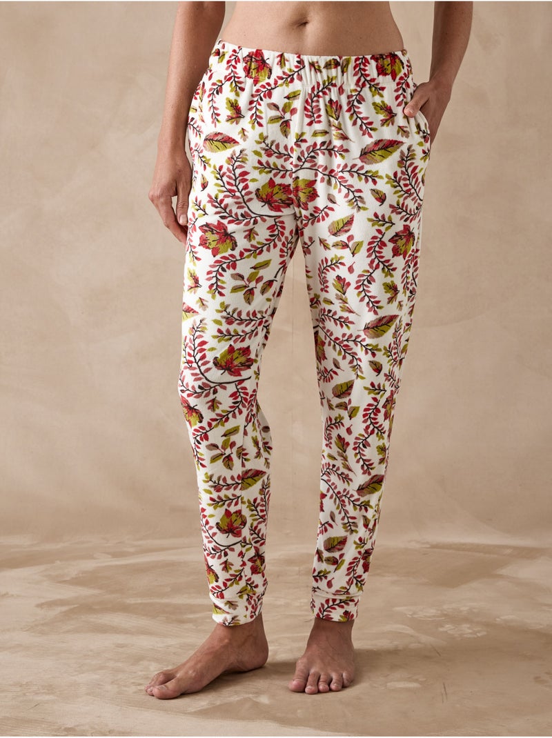 Pyjama en maille polaire douce - DAXON Ivoire - Kiabi