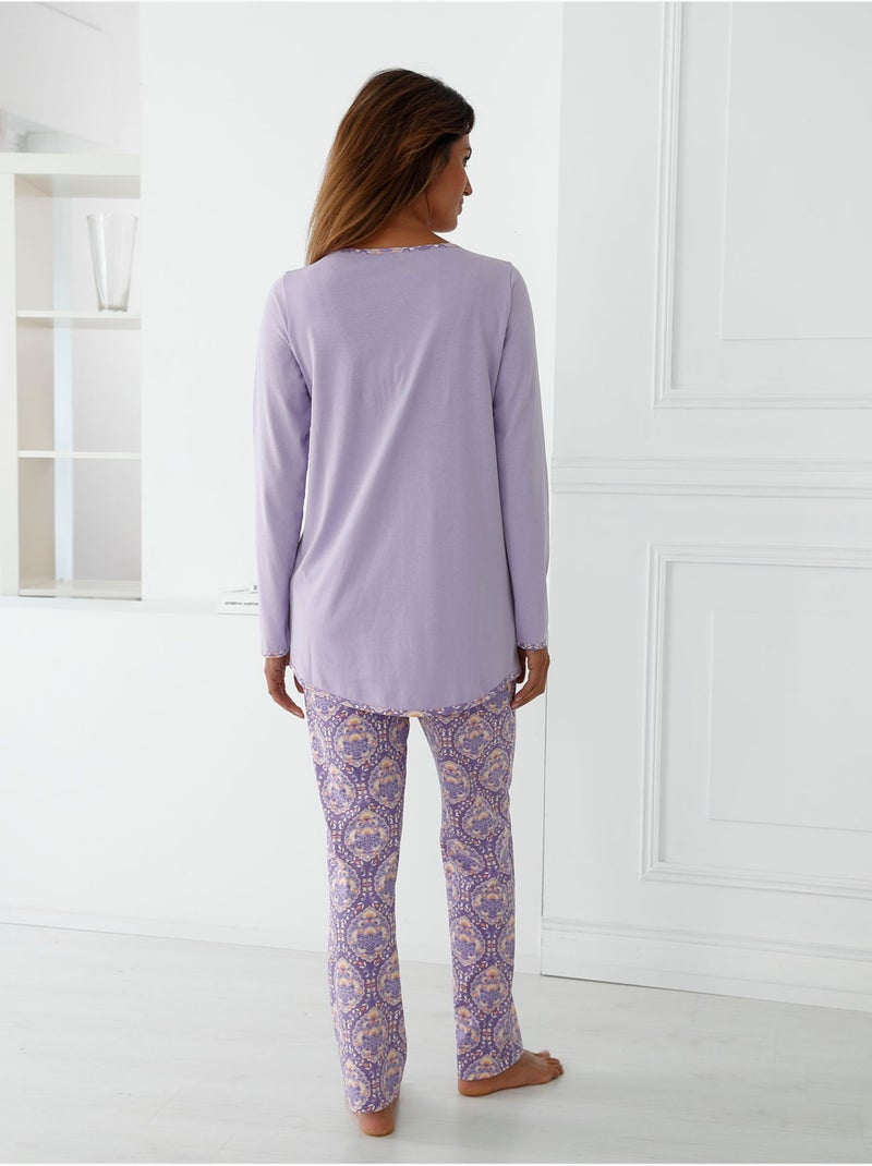 Pyjama en maille pur coton - DAXON Parme - Kiabi