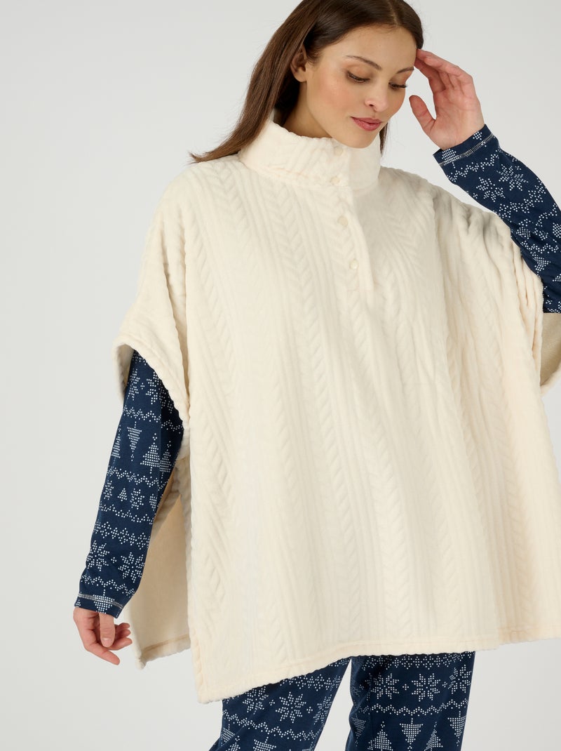 Pyjama en maille Thermolactyl - Damart Bleu marine - Kiabi