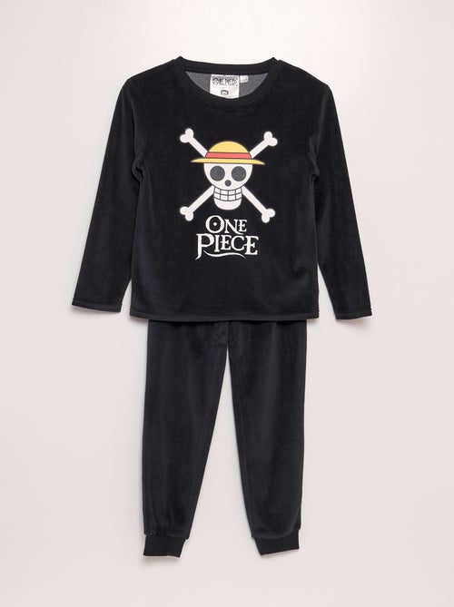 Pyjama en micropolaire 'One Piece' - 2 pièces - Kiabi