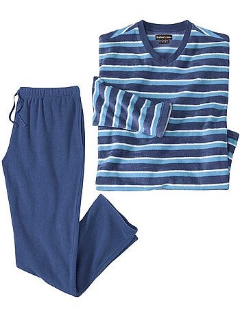 Pyjama micropolaire rayé - atlas for men