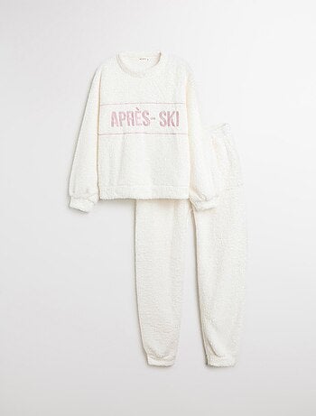 Pyjama en molleton polaire, MO Fashion