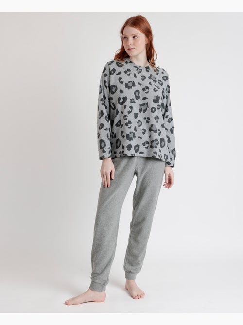 Pyjama en peau à manches longues pour femme ADMAS - Kiabi Pyjama en peau à manches longues pour femme ADMAS - Kiabi