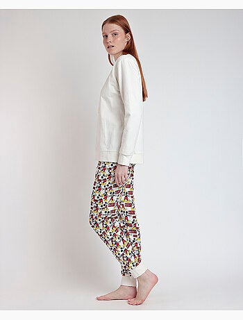 Pyjama en peluche à manches longues Mickey pour femme de Disney