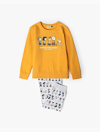 Pyjama en peluche à manches longues PEANUTS Snoopy & Friends pour fille