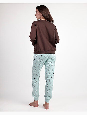 Pyjama en peluche à manches longues pour femme PEANUTS Sleep Society