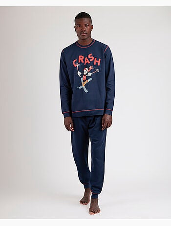 Pyjama en peluche à manches longues pour homme Disney Winter Club