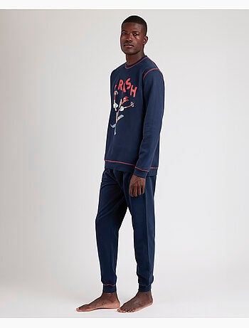 Pyjama en peluche à manches longues pour homme Disney Winter Club