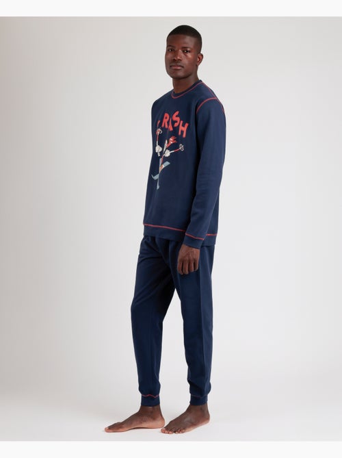 Pyjama en peluche à manches longues pour homme Disney Winter Club - Kiabi Pyjama en peluche à manches longues pour homme Disney Winter Club - Kiabi