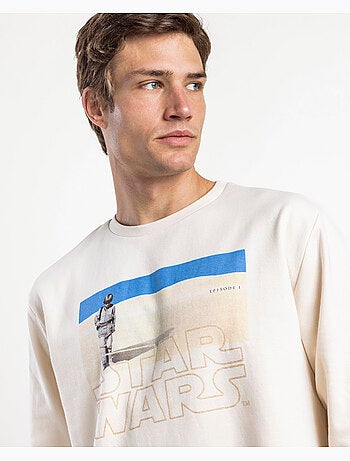 Pyjama en peluche à manches longues pour homme STAR WARS Épisode I