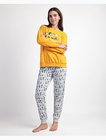 Pyjama en peluche à manches longues Snoopy & Friends pour femme de PEANUTS