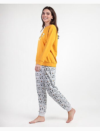 Pyjama en peluche à manches longues Snoopy & Friends pour femme de PEANUTS