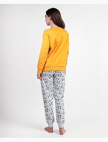 Pyjama en peluche à manches longues Snoopy & Friends pour femme de PEANUTS