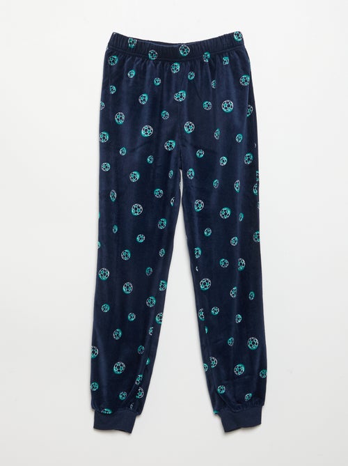 Pyjama en polaire 2 pièces - sweat + pantalon - Kiabi