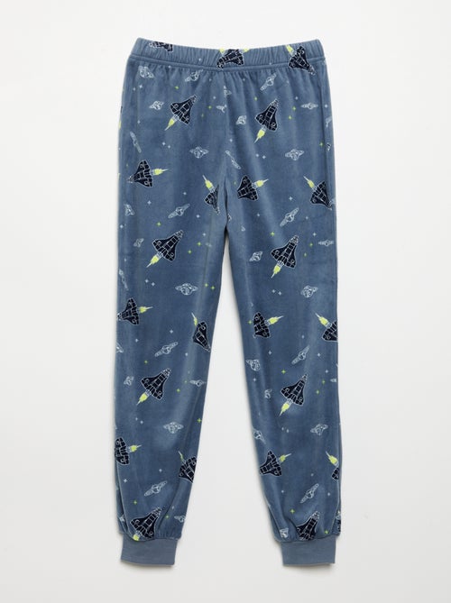 Pyjama en polaire 2 pièces - sweat + pantalon - Kiabi Pyjama en polaire 2 pièces - sweat + pantalon - Kiabi
